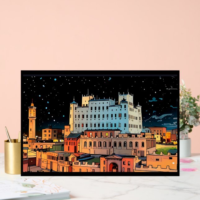 Seiyun City - Yemen Acrylic Sign (Wedding)