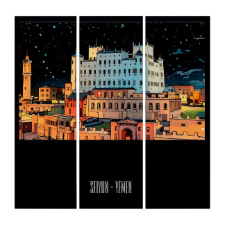 Seiyun City - Yemen Triptych