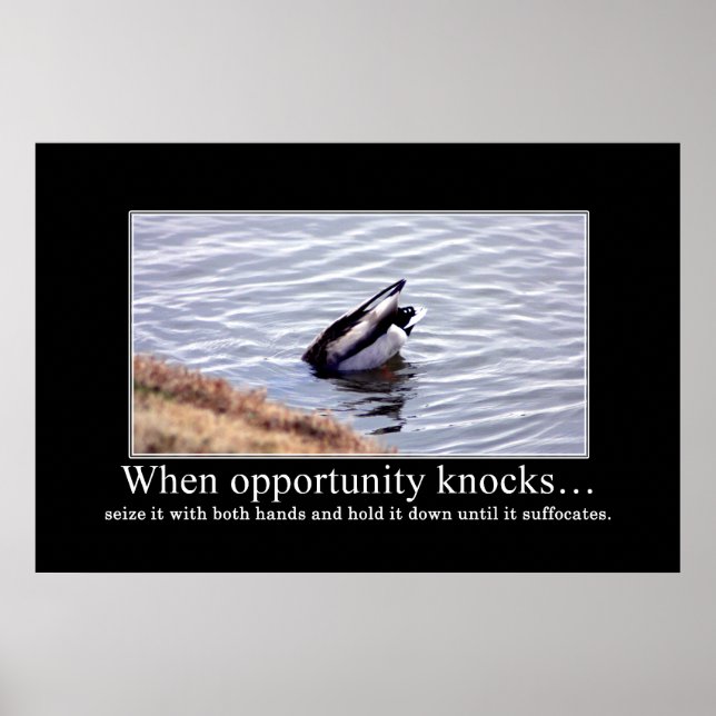 Seize opportunity with both of your hands [XL] Poster (Front)