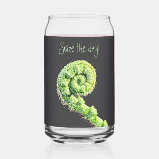 Seize the day can glass