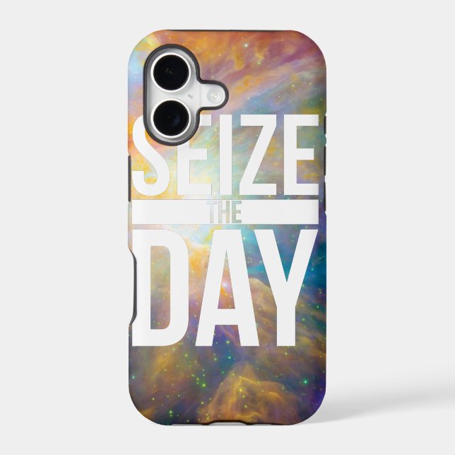 Seize the Day Nebula Iphone Case (Back)