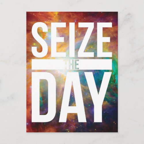 Seize the Day Nebula Postcard