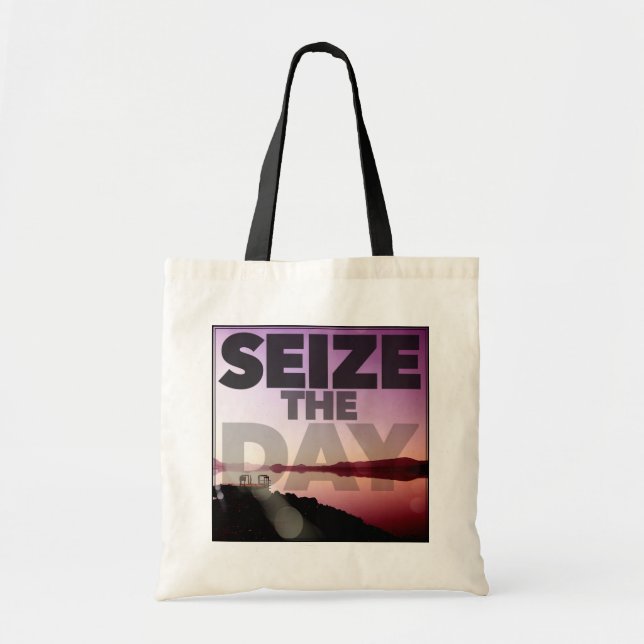 Seize The Day Tote Bag (Front)