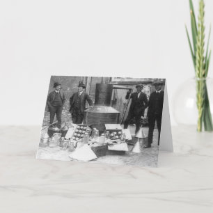 Seized Moonshine Still, 1922 Card