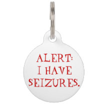Seizures (Epilepsy) Medical Alert Dog Tag