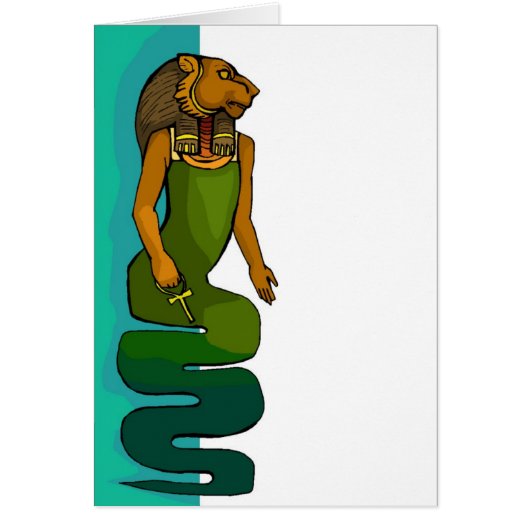 Sekhmet Blank Card (Front)
