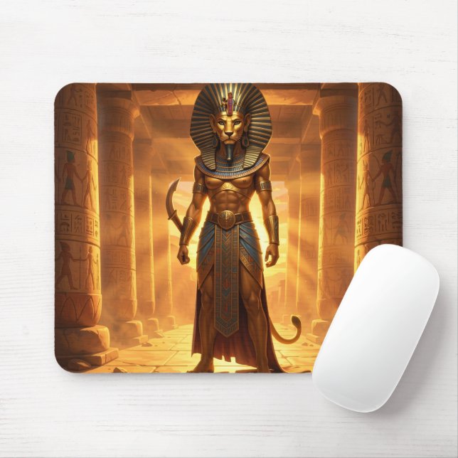 Sekhmet - Lion-Headed Goddess of War´2 Mouse Pad (With Mouse)