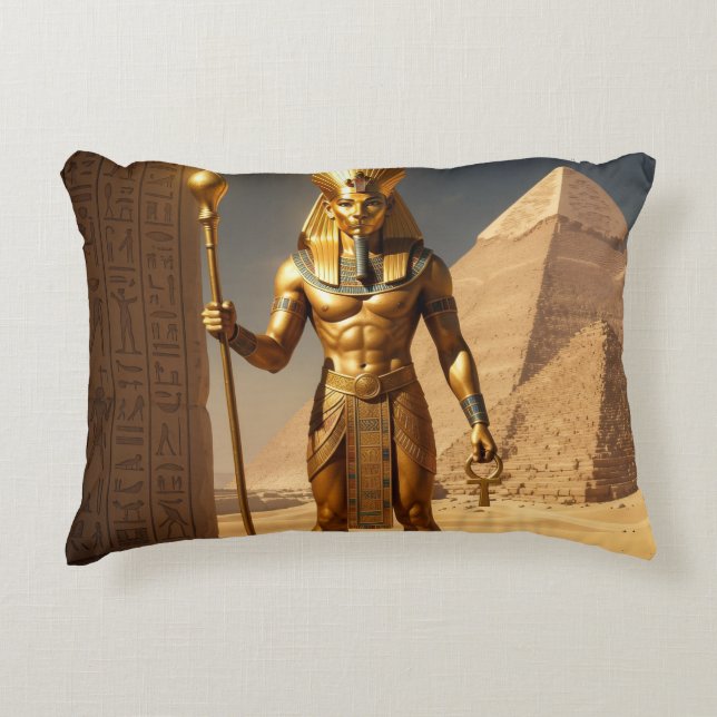 Sekhmet – Lion-Headed War Goddess´1 Accent Pillow (Front)