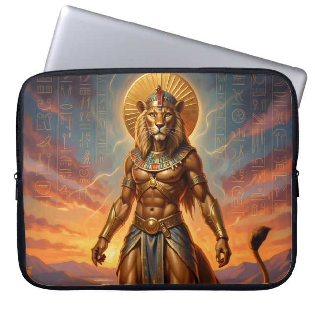 Sekhmet – Lion-Headed War Goddess´2 Laptop Sleeve (Front)