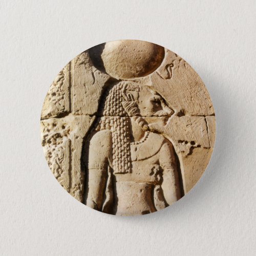 Sekhmet Lioness Hieroglyphic Button
