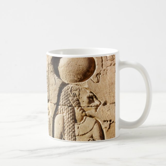 Sekhmet Lioness Hieroglyphic Coffee Mug (Right)