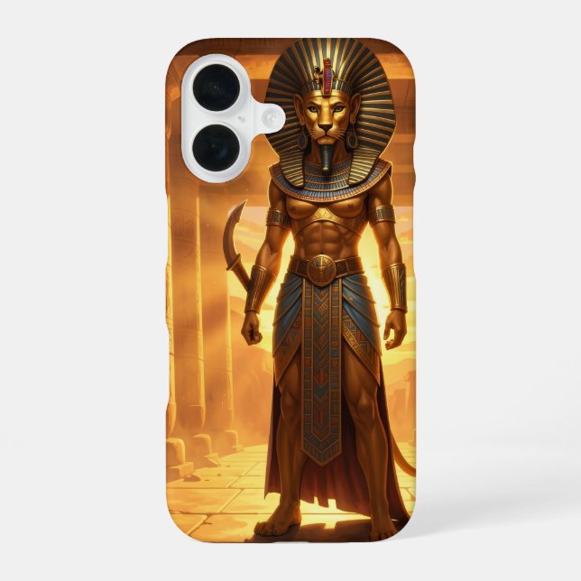 Sekhmet – Löwenköpfige Kriegsgöttin´2 iPhone Case (Back)