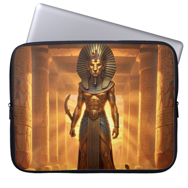 Sekhmet – Löwenköpfige Kriegsgöttin´2 Laptop Sleeve (Front)