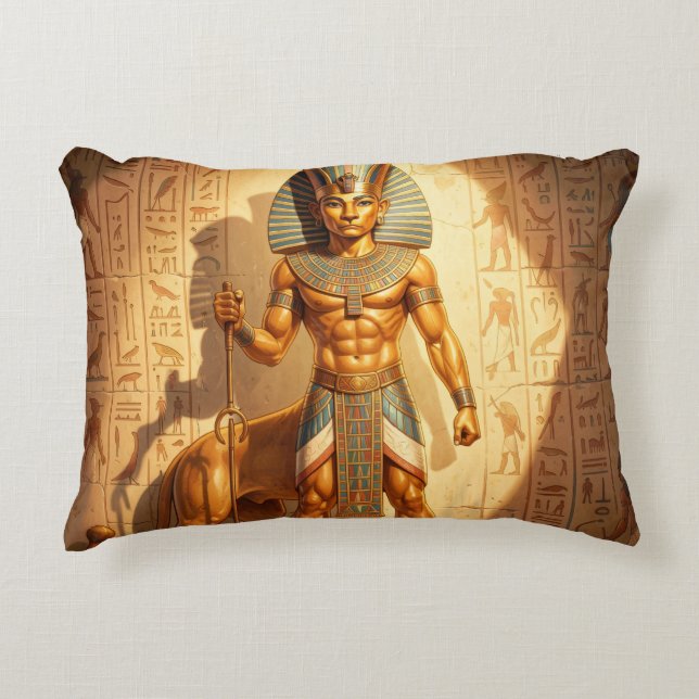 Sekhmet – Löwenköpfige Kriegsgöttin´3 Accent Pillow (Front)