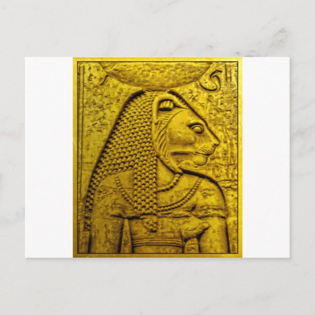 Sekhmet Postcard (Front)