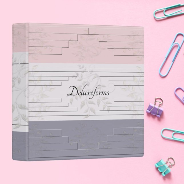 Selago Classic Rose Manatee 3 Ring Binder (Creator Uploaded)