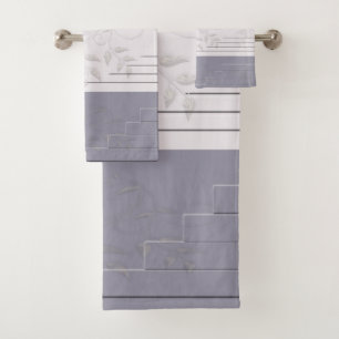 Selago Classic Rose Manatee Bath Towel Set