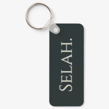 Selah Hebrew Word Custom Name