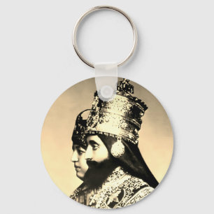 Selassie I Jah Rastafari Rasta Reggae Livity Roots Keychain