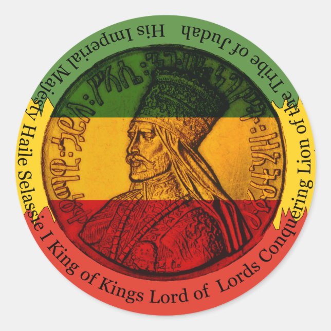 Selassie I Sticker (Front)