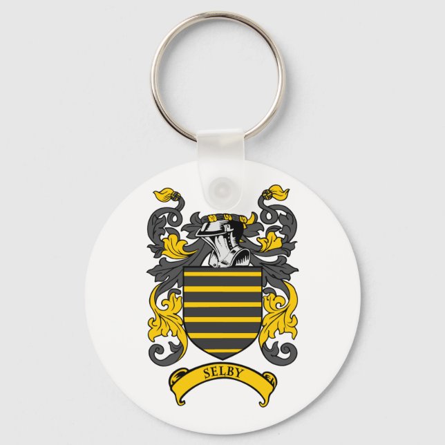 SELBY Coat of Arms Keychain (Front)