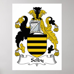 Selby Family Crest Poster