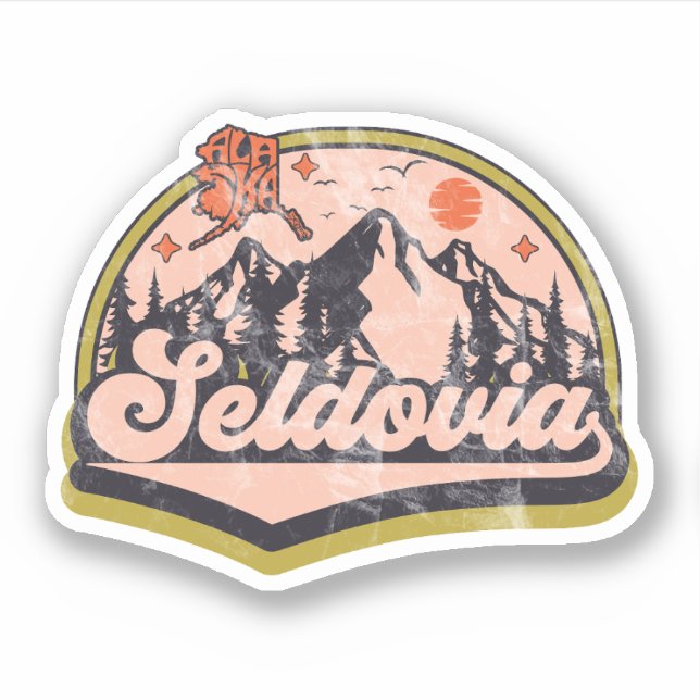 Seldovia, Alaska Sticker (Front)
