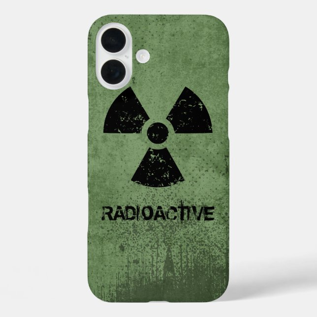Select-A-Color Radioactive Grunge Case-Mate iPhone Case (Back)