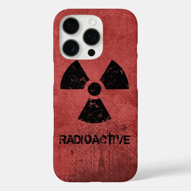 Select-A-Color Radioactive Grunge Case-Mate iPhone Case (Back)