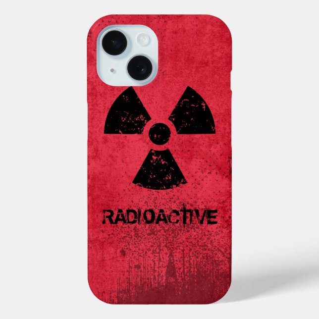 Select-A-Color Radioactive Grunge Case-Mate iPhone Case (Back)