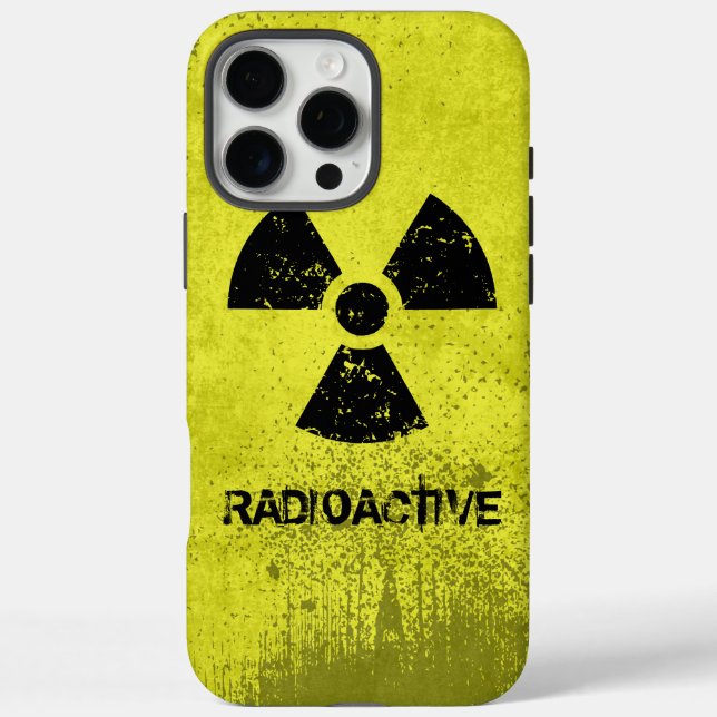Select-A-Color Radioactive Grunge Case-Mate iPhone Case (Back)