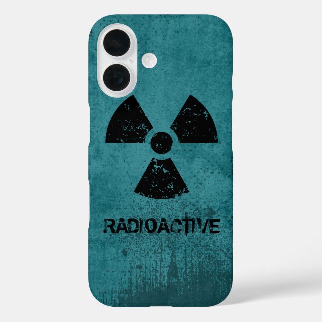 Select-A-Color Radioactive Grunge Case-Mate iPhone Case (Back)