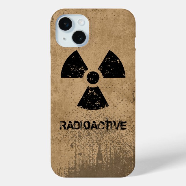 Select-A-Color Radioactive Grunge Case-Mate iPhone Case (Back)