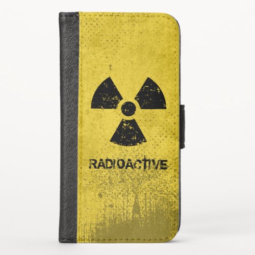 Select_A_Color Radioactive Grunge iPhone X Wallet Case