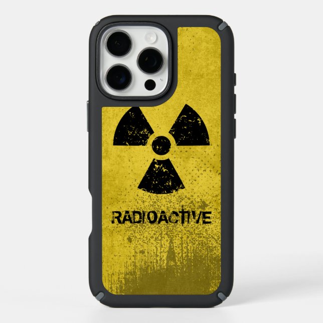 Select-A-Color Radioactive Grunge Speck iPhone Case (Front)