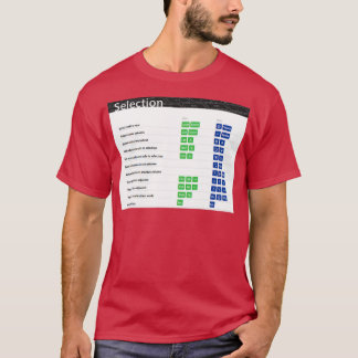 Selection Excel Keyboard Shortcuts Excel Shortcuts T-Shirt
