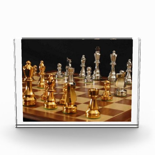selection of chess pieces home decor in a variety photo block
