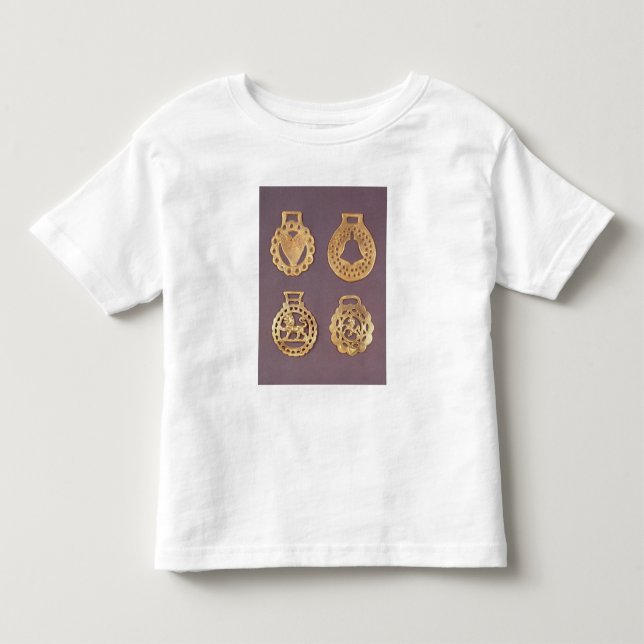 Selection of horse brasses toddler t-shirt (Front)