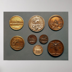 Selection of medals poster