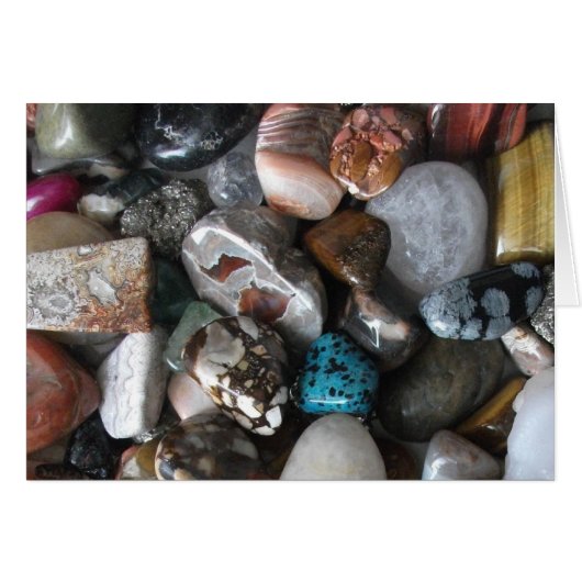 Selection of Polished Rocks Cards (Front Horizontal)