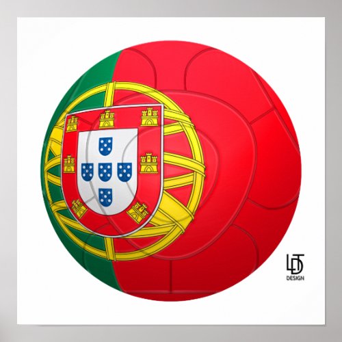 Selection of Quinas _ Portugal Football Poster