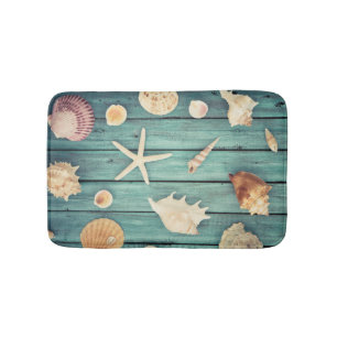 Selection Of Seashells Bathroom Mat