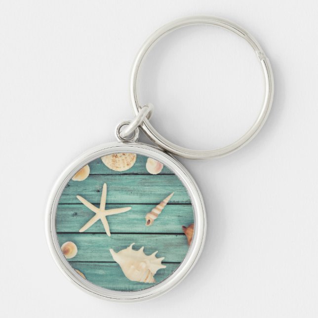 Selection Of Seashells Keychain (Front)