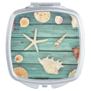 Selection Of Seashells Mirror For Makeup