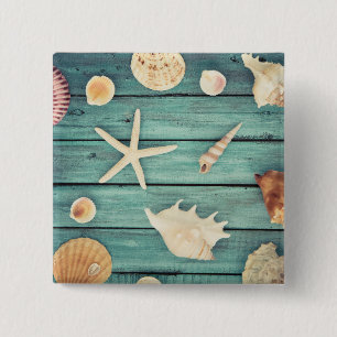 Selection Of Seashells Pinback Button