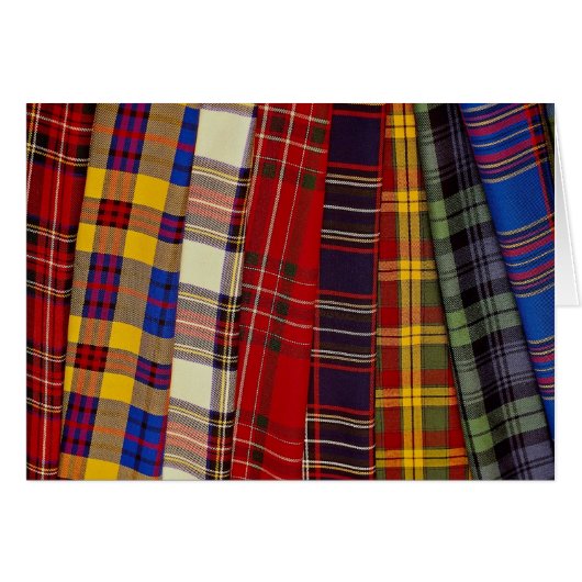 Selection of tartans cards (Front Horizontal)