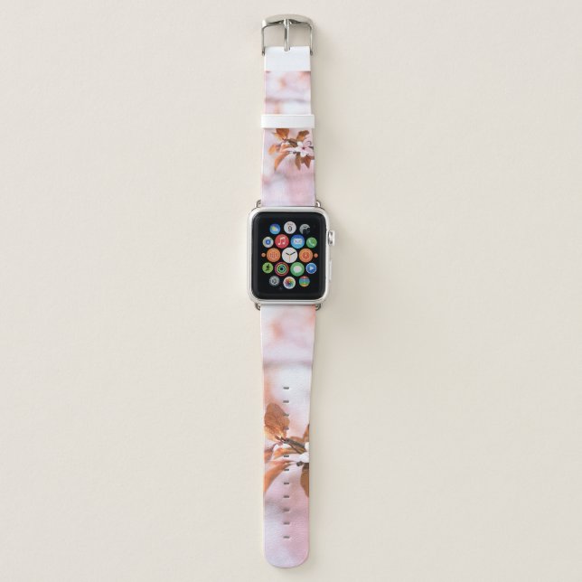 SELECTIVE FOCUS PHOTO OF BROWN LEAFED TREE APPLE WATCH BAND (Front)