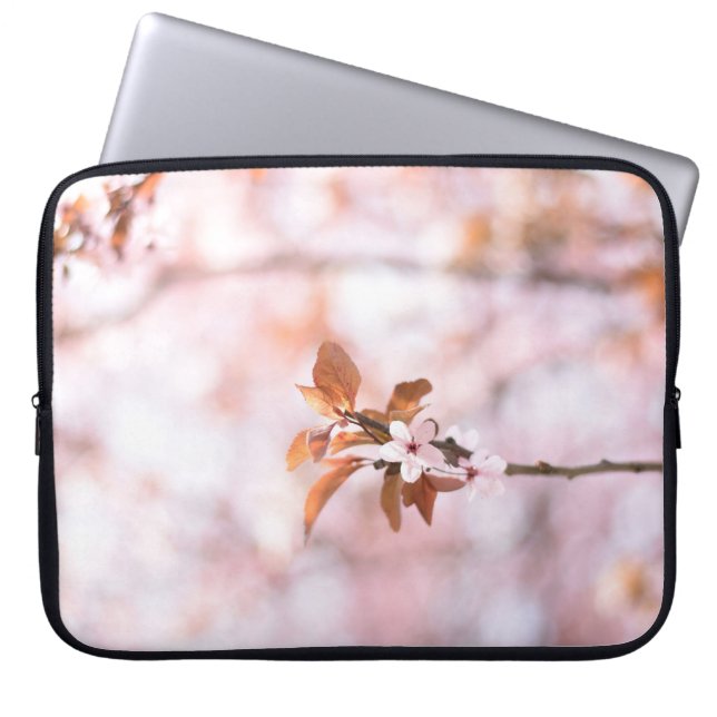 SELECTIVE FOCUS PHOTO OF BROWN LEAFED TREE LAPTOP SLEEVE (Front)