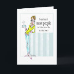 Selective Friends Funny Woman Humor Birthday Card<br><div class="desc">It's not like we're being mean in not liking everyone,  fabulous friends are just selective!
Funny woman humor birthday card for fabbity fab women who "get it!"</div>