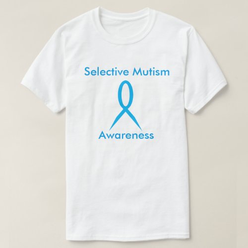 Selective Mutism Awareness Ribbon T_shirt